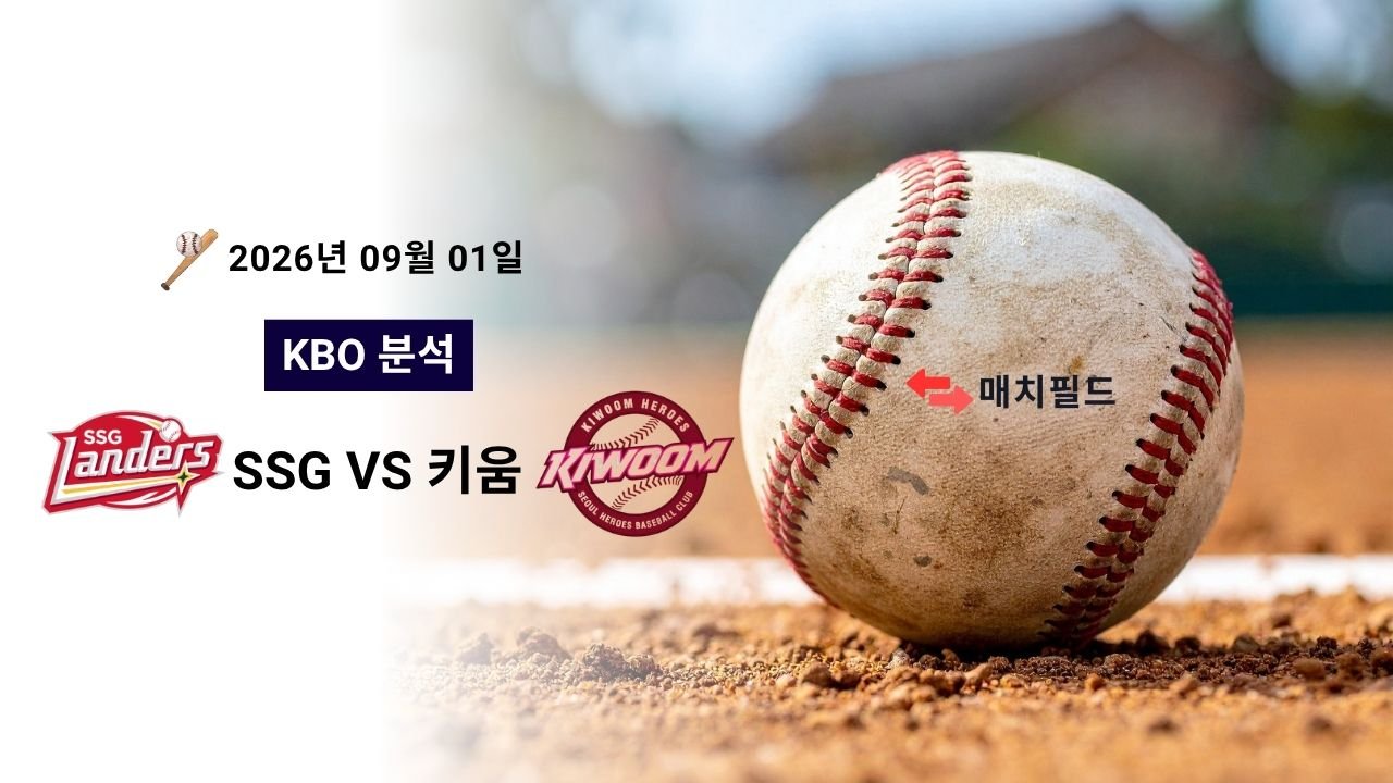 2026년 9월 1일 SSG vs 키움 KBO 분석