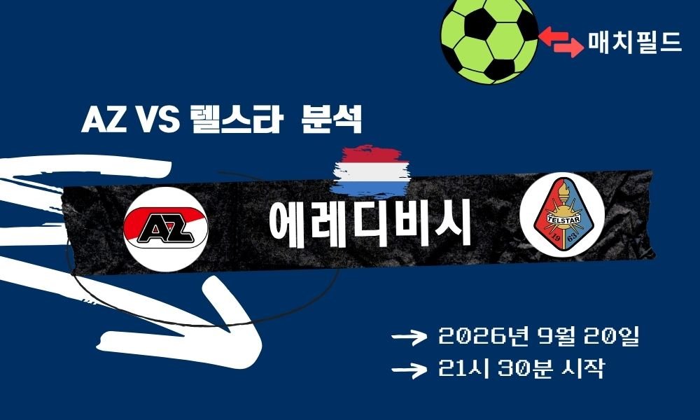 2026년 9월 20일 AZ vs 텔스타 에레디비시 분석