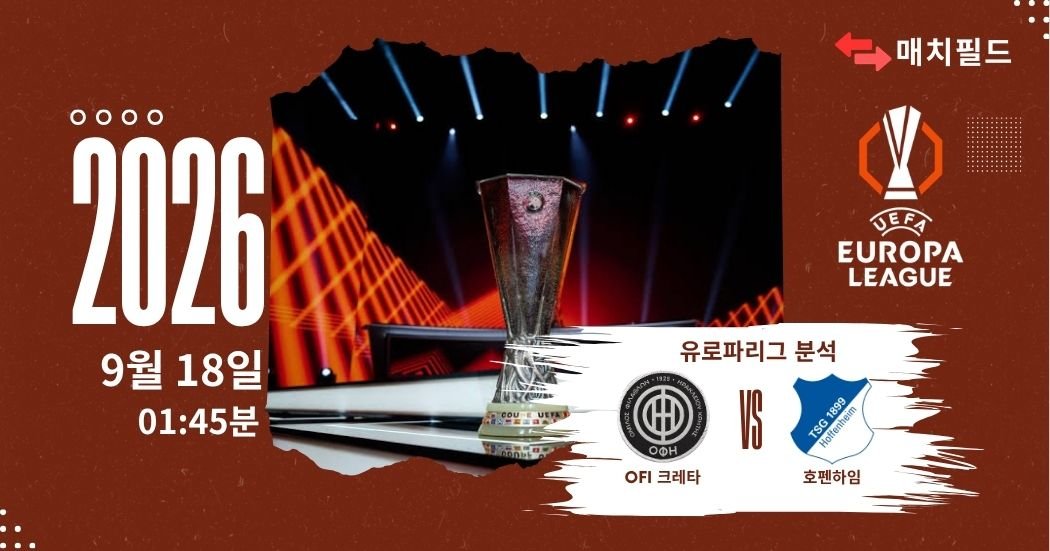 2026년 9월 18일 OFI 크레타 vs 호펜하임 유로파리그 분석