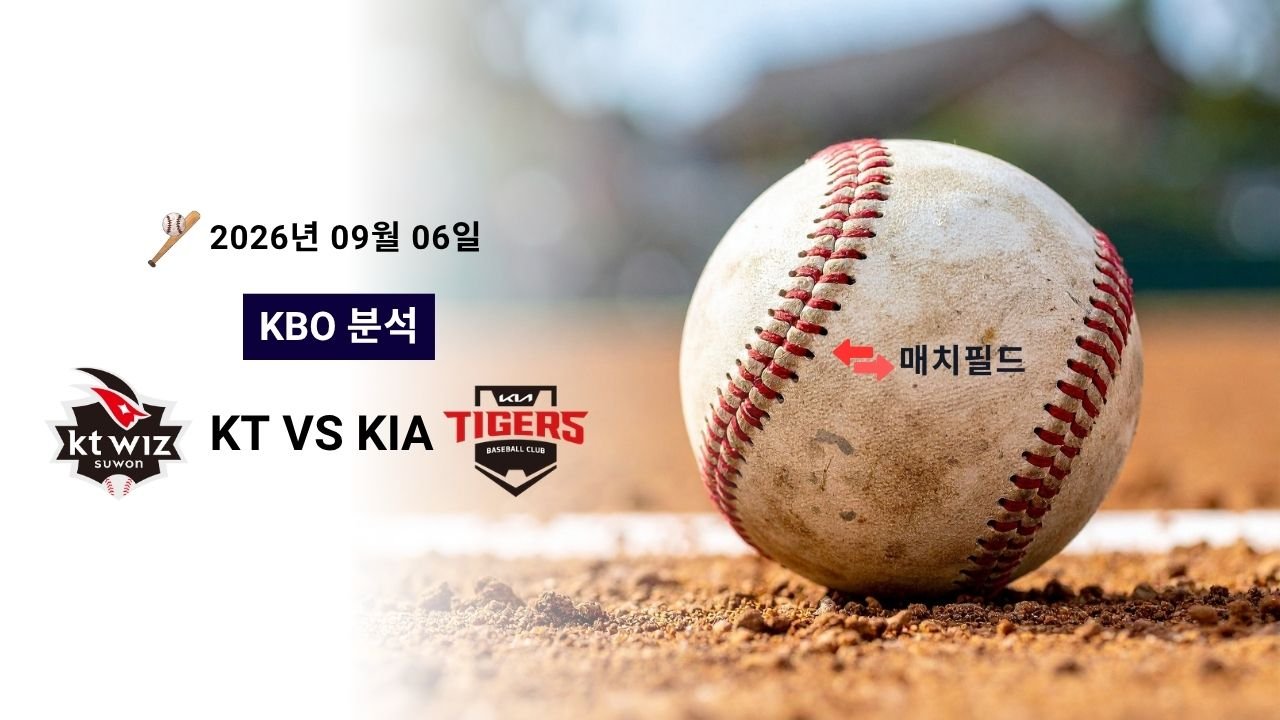 2026년 9월 6일 KT vs KIA KBO 분석