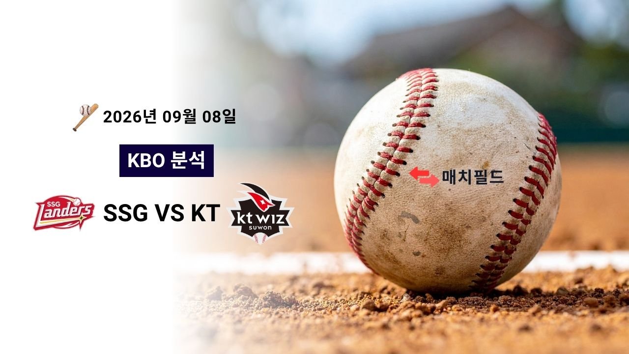 2026년 9월 8일 SSG vs KT KBO 분석