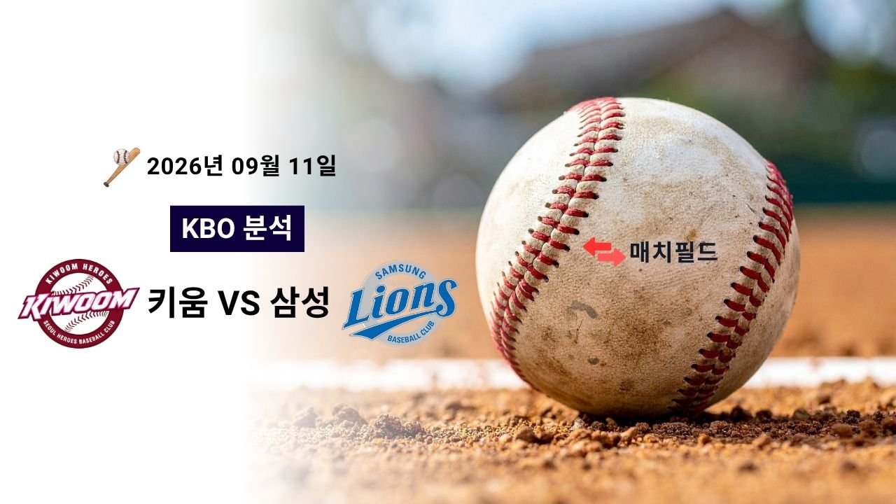 2026년 9월 11일 키움 vs 삼성 KBO 분석