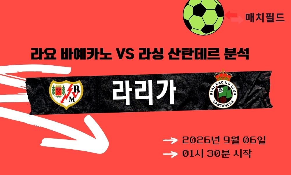 2026년 9월 6일 라요 바예카노 vs 라싱 산탄데르 라리가 분석