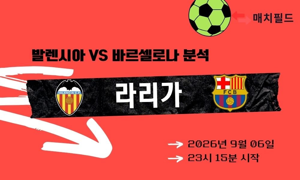 2026년 9월 6일 발렌시아 vs 바르셀로나 라리가 분석