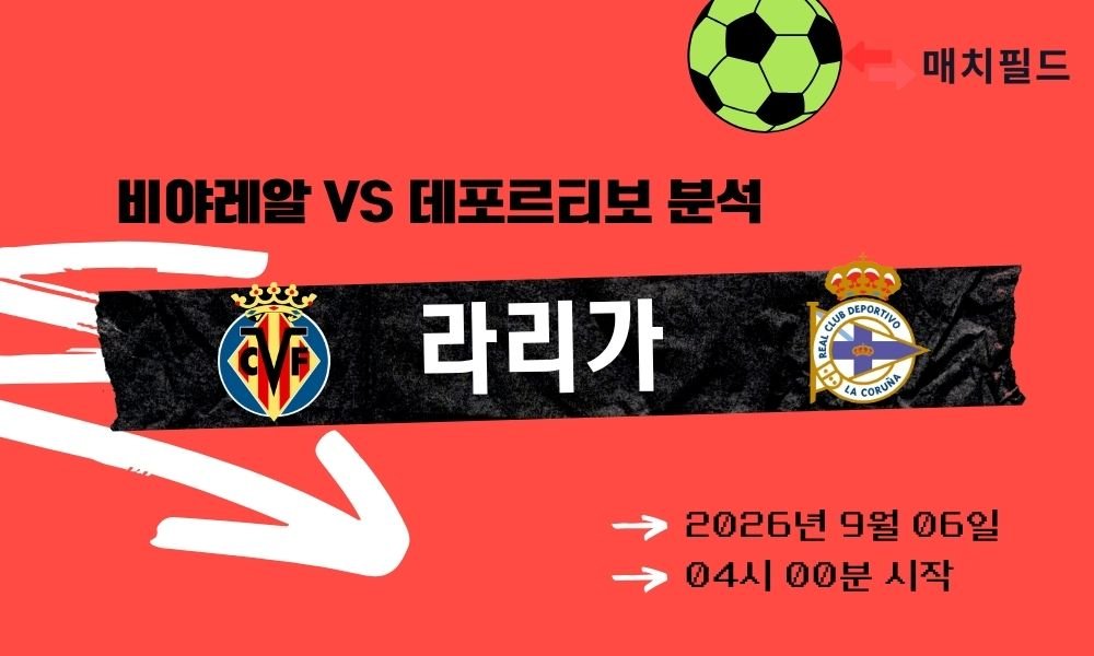2026년 9월 6일 비야레알 vs 데포르티보 라리가 분석