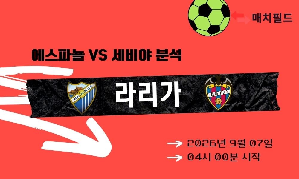 2026년 9월 7일 에스파뇰 vs 세비야 라리가 분석