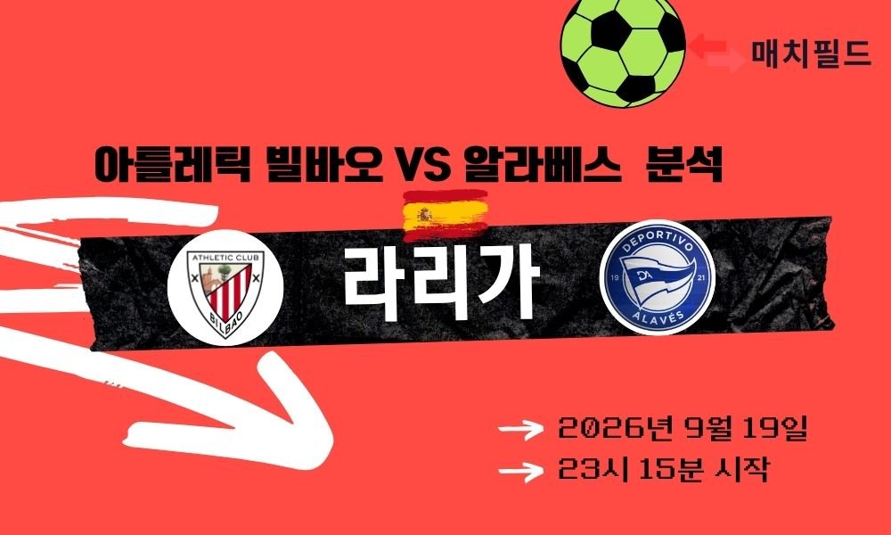2026년 9월 19일 아틀레틱 빌바오 vs 알라베스 라리가 분석