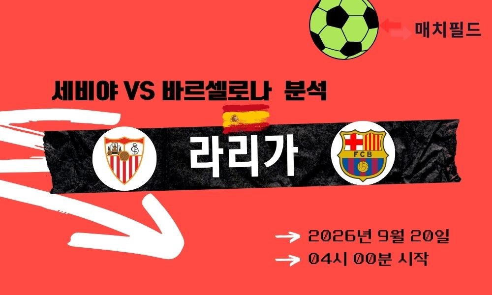 2026년 9월 20일 세비야 vs 바르셀로나 라리가 분석