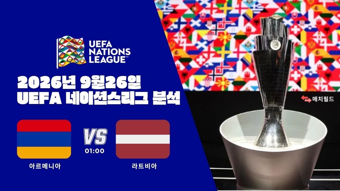 2026년 9월 26일 아르메니아 vs 라트비아 UEFA 네이션스리그 분석