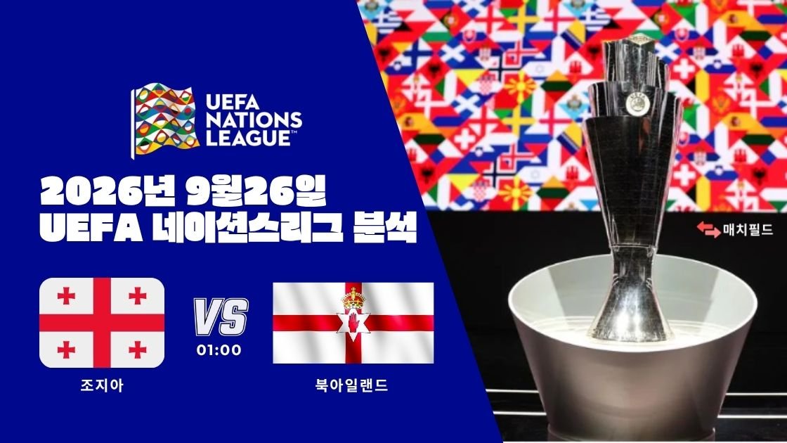 2026년 9월 26일 조지아 vs 북아일랜드 UEFA 네이션스리그 분석