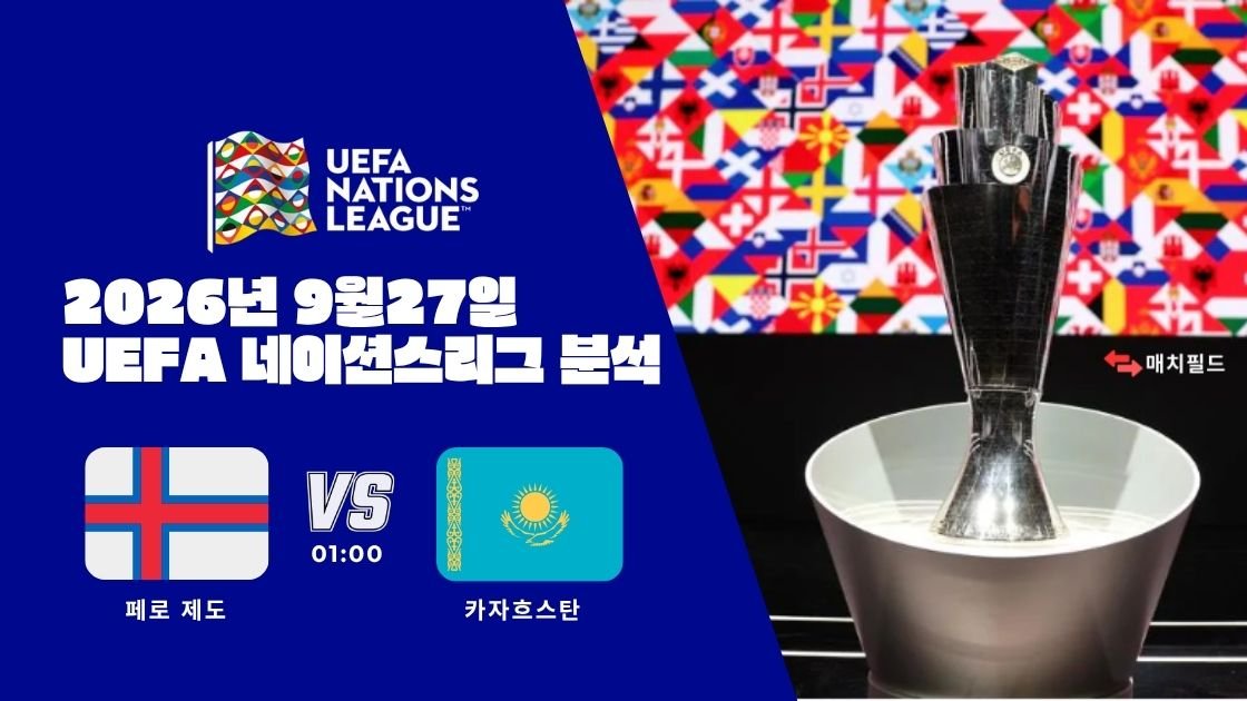 2026년 9월 27일 페로 제도 vs 카자흐스탄 UEFA 네이션스리그 분석