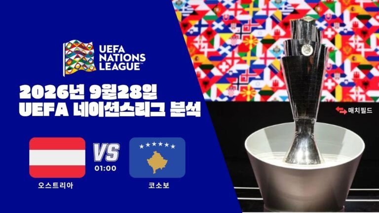 2026년 9월 28일 오스트리아 vs 코소보 UEFA 네이션스리그 분석