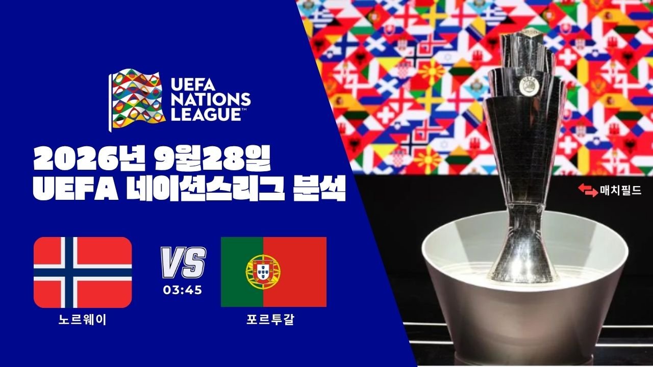 2026년 9월 28일 노르웨이 vs 포르투갈 UEFA 네이션스리그 분석