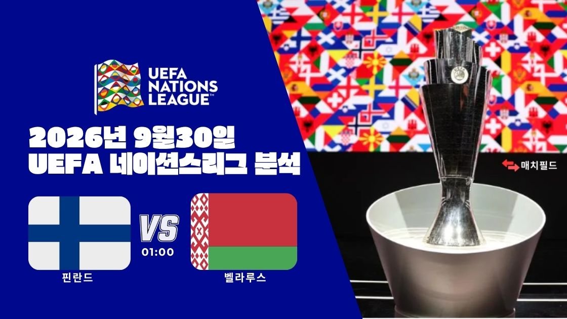 2026년 9월 30일 핀란드 vs 벨라루스 UEFA 네이션스리그 분석