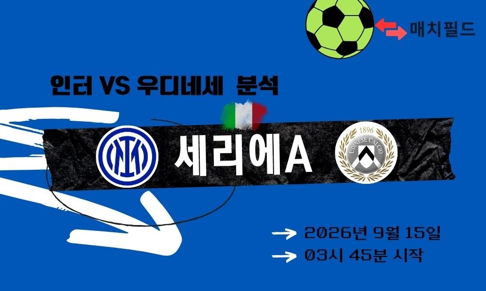 2026년 9월 15일 인터 vs 우디네세 세리에A 분석