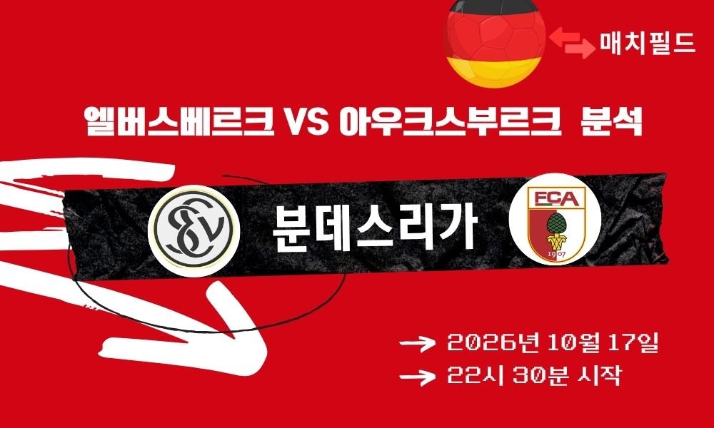 엘버스베르크 vs 아우크스부르크 분데스리가 분석