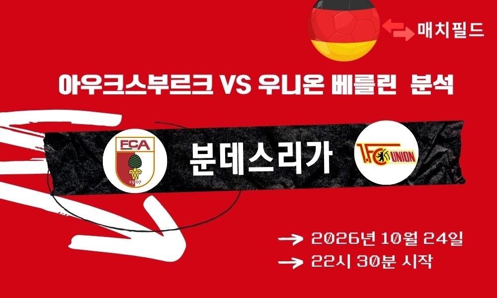아우크스부르크 vs 우니온 베를린 분데스리가 분석