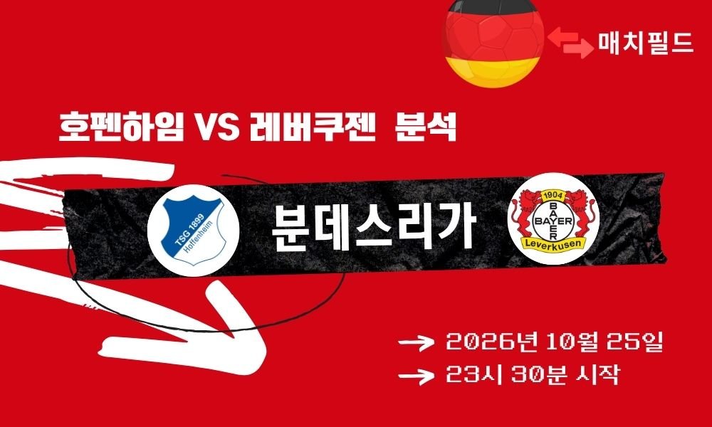 호펜하임 vs 레버쿠젠 분데스리가 분석