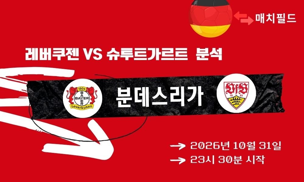 레버쿠젠 vs 슈투트가르트 분데스리가 분석