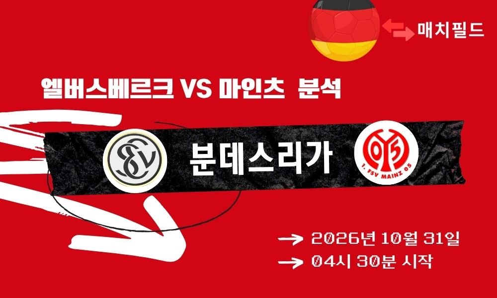 엘버스베르크 vs 마인츠 분데스리가 분석