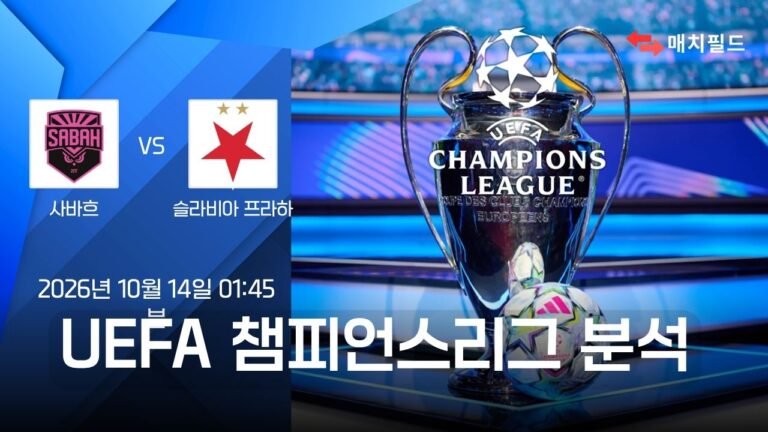 사바흐 vs 슬라비아 프라하 챔피언스리그 분석