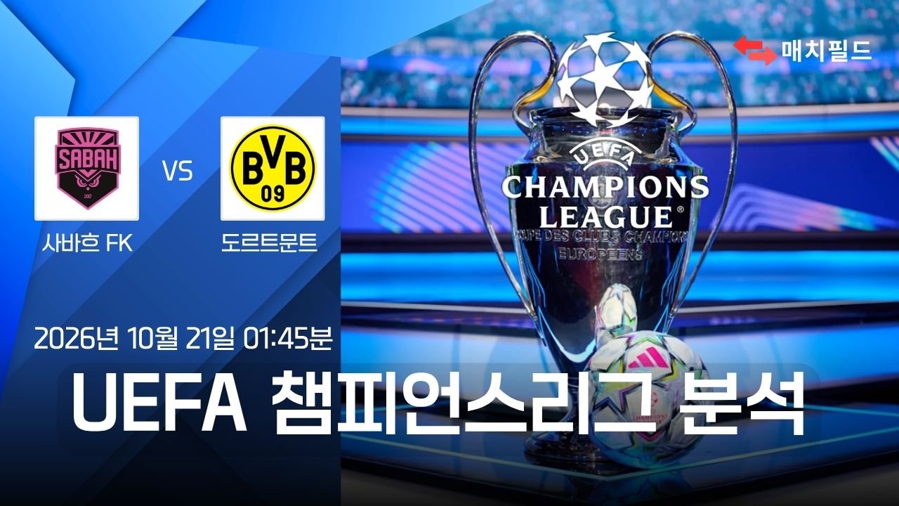 사바흐 FK vs 도르트문트 챔피언스리그 분석