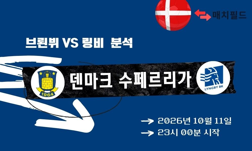 2026년 10월 11일 브뢴뷔 vs 링비 덴마크 수페르리가 분석