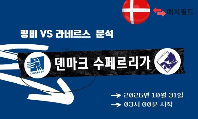 링비 vs 라네르스 덴마크 수페르리가 분석
