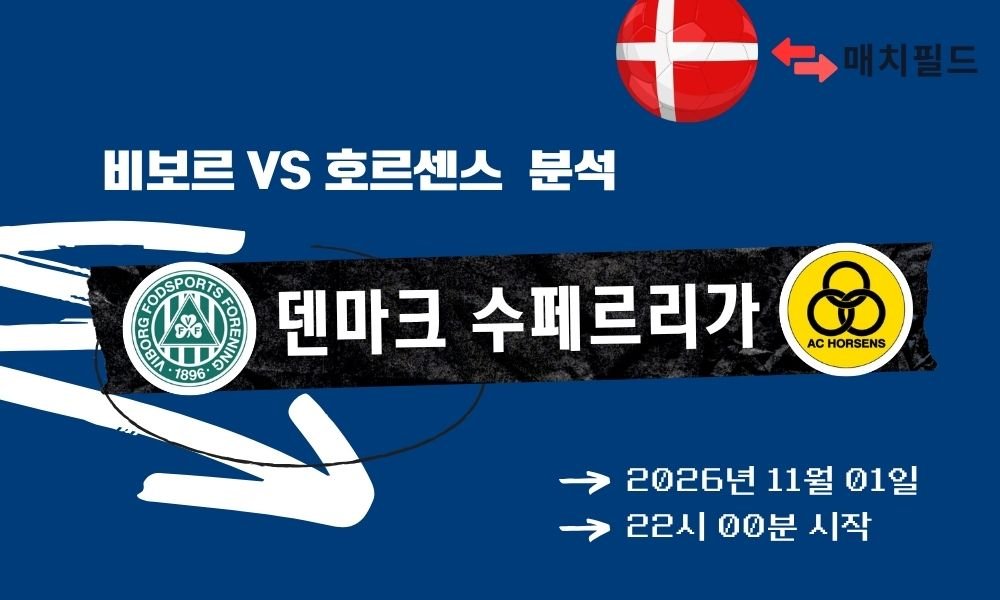 비보르 vs 호르센스 덴마크 수페르리가 분석