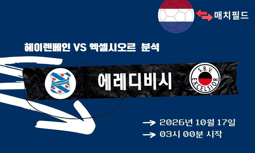 헤이렌베인 vs 엑셀시오르 에레디비시 분석
