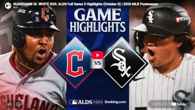 클리블랜드 vs 시카고W ALDS 5차전