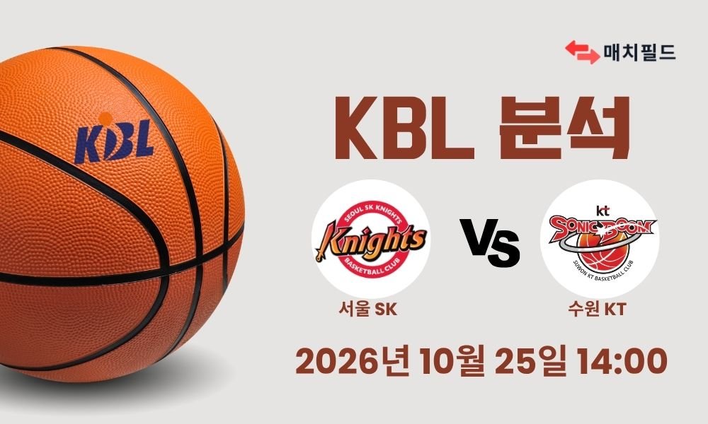 2026년 10월 25일 서울 SK vs 수원 KT KBL 분석
