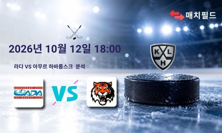 2026년 10월 12일 라다 vs 아무르 하바롭스크 KHL 분석
