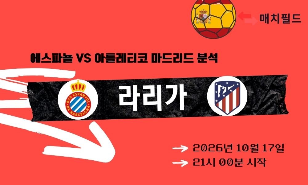 에스파뇰 vs 아틀레티코 마드리드 라리가 분석