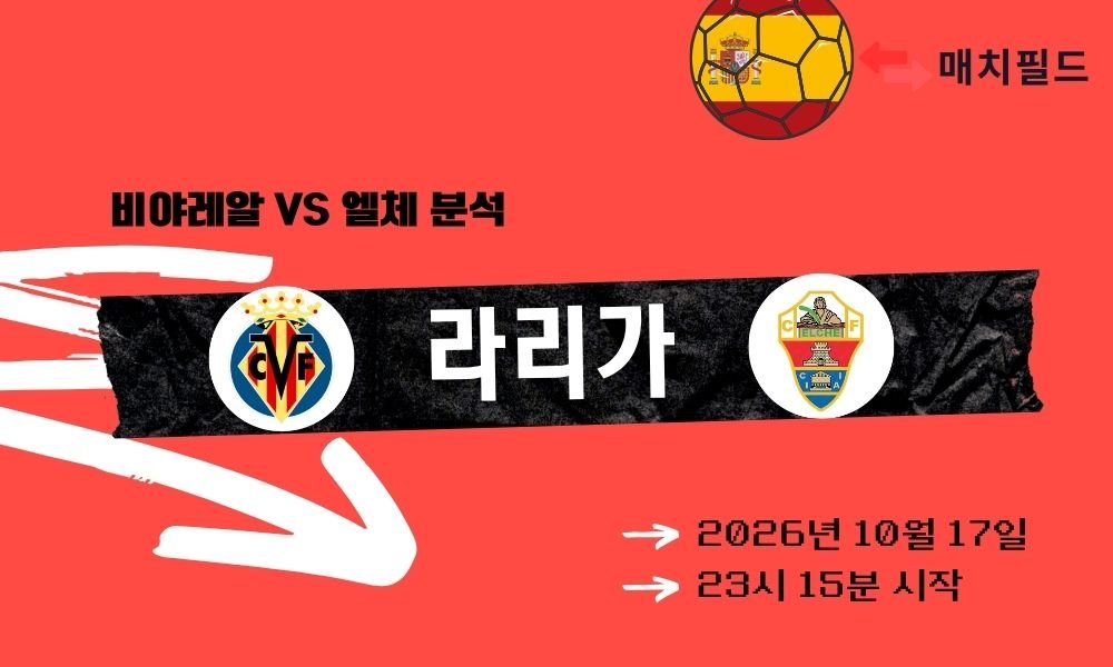 비야레알 vs 엘체 라리가 분석