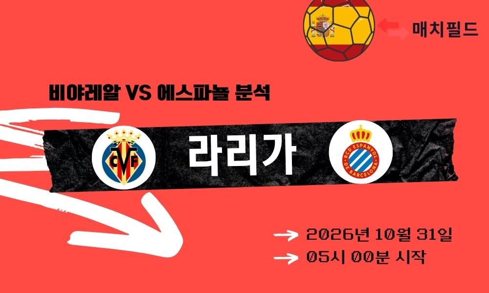 비야레알 vs 에스파뇰 라리가 분석