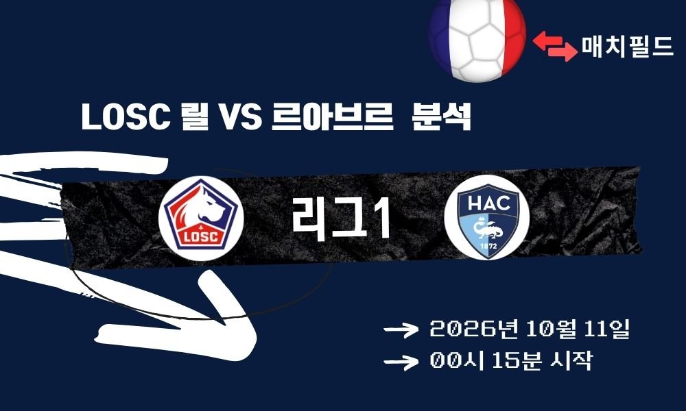 2026년 10월 11일 LOSC 릴 vs 르아브르 리그1 분석