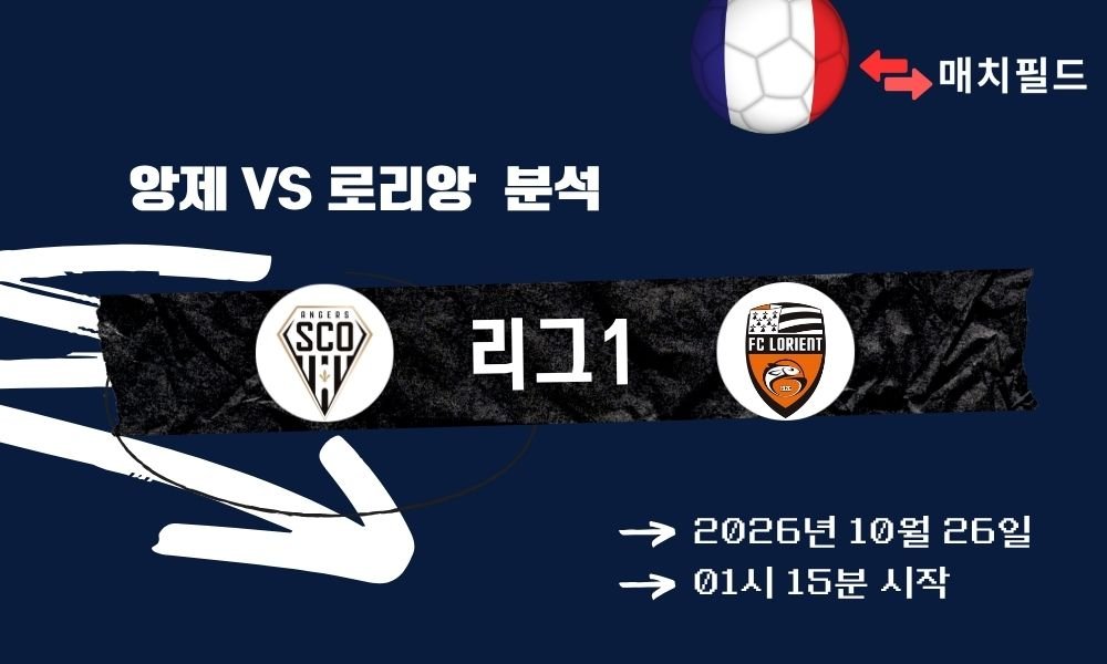 앙제 vs 로리앙 리그1 분석