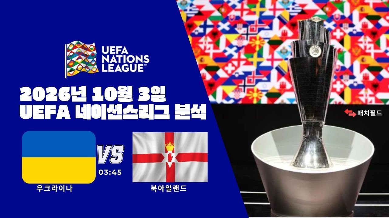 2026년 10월 3일 우크라이나 vs 북아일랜드 UEFA 네이션스리그 분석