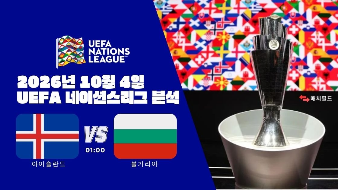 2026년 10월 4일 아이슬란드 vs 불가리아 UEFA 네이션스리그 분석