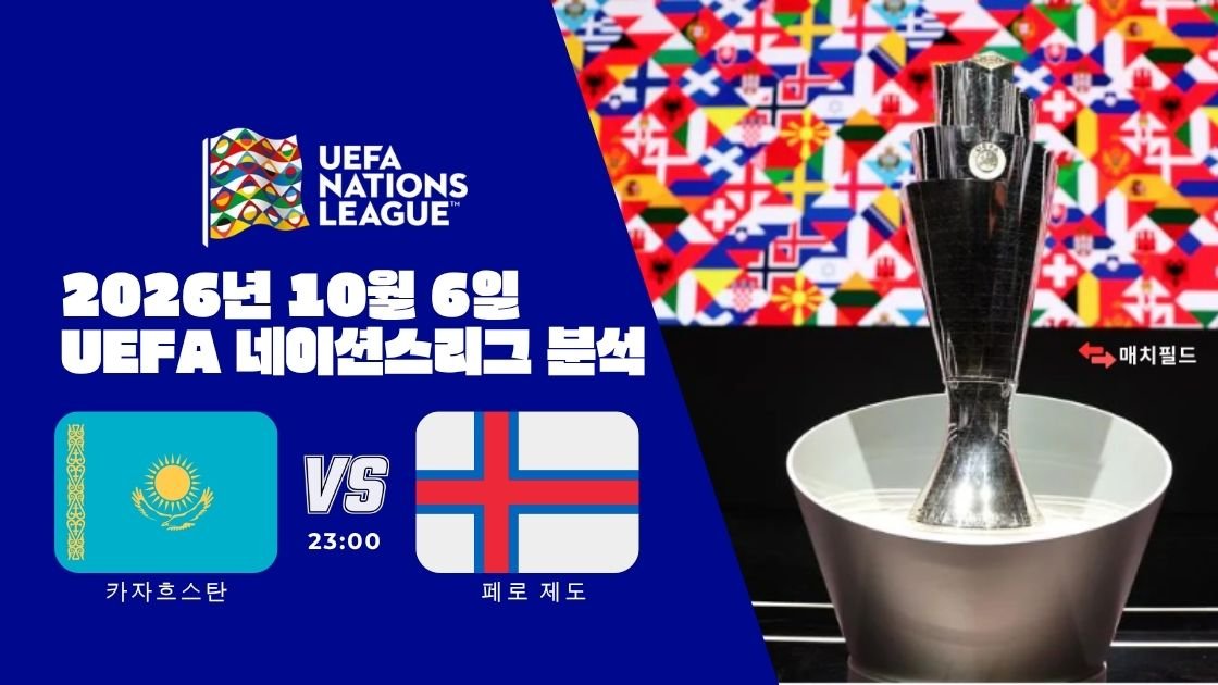 2026년 10월 6일 카자흐스탄 vs 페로 제도 UEFA 네이션스리그 분석