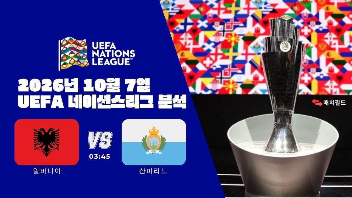 2026년 10월 7일 알바니아 vs 산마리노 UEFA 네이션스리그 분석