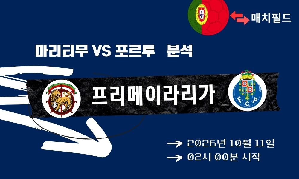 2026년 10월 11일 마리티무 vs 포르투 프리메이라리가 분석