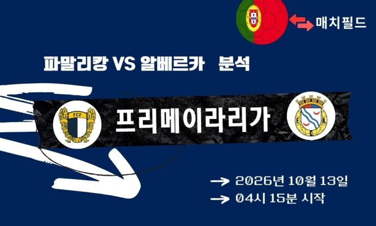 2026년 10월 13일 파말리캉 vs 알베르카 프리메이라리가 분석