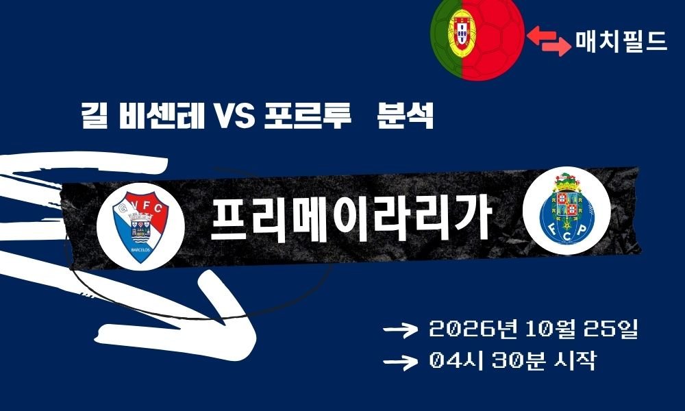길 비센테 vs 포르투 프리메이라리가 분석