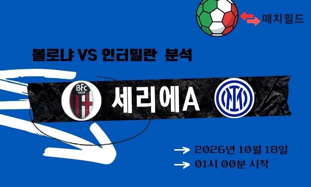 볼로냐 vs 인터밀란 세리에A 분석